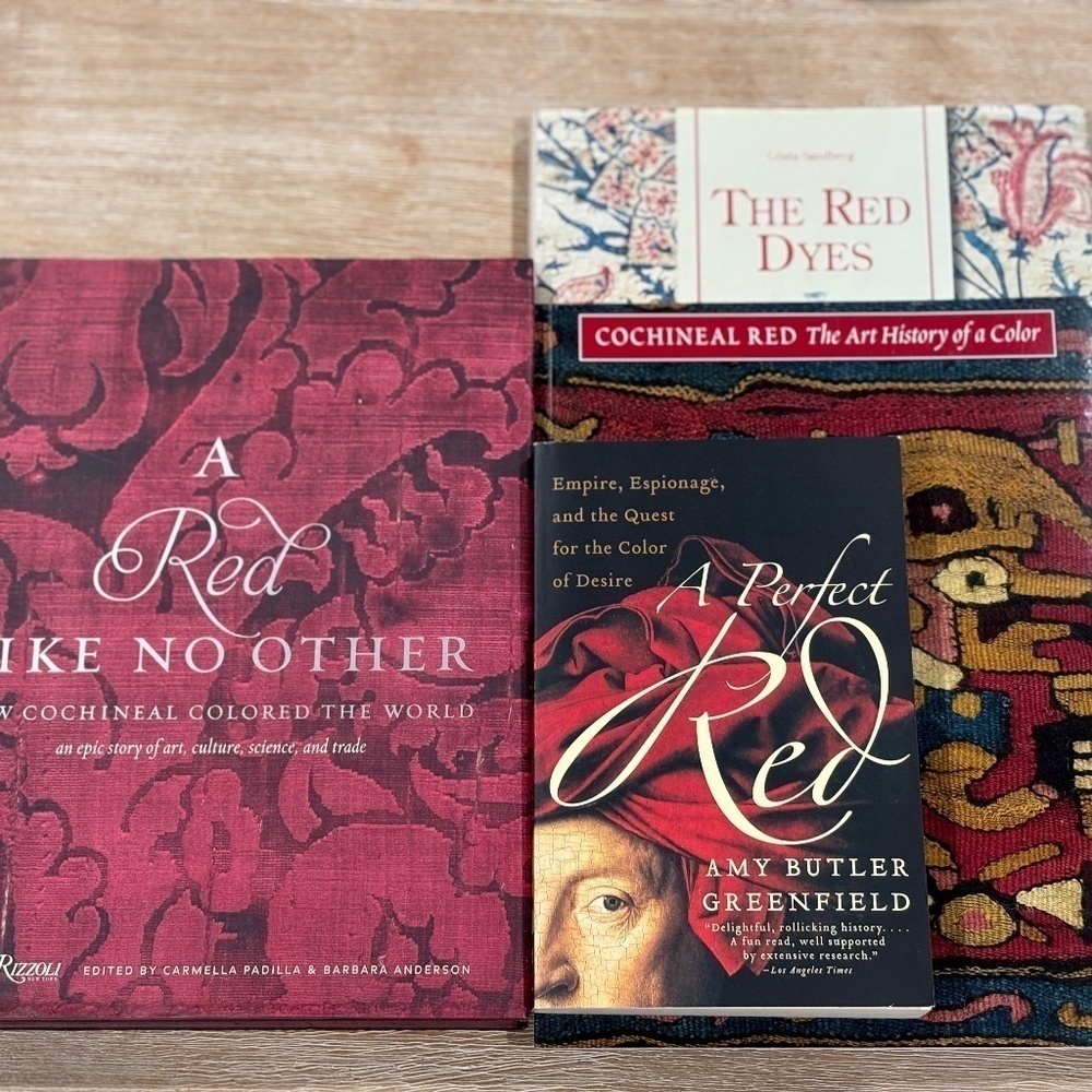 Red Color Resource Book Collection, Set of 4 Collectible Books on the Color Red